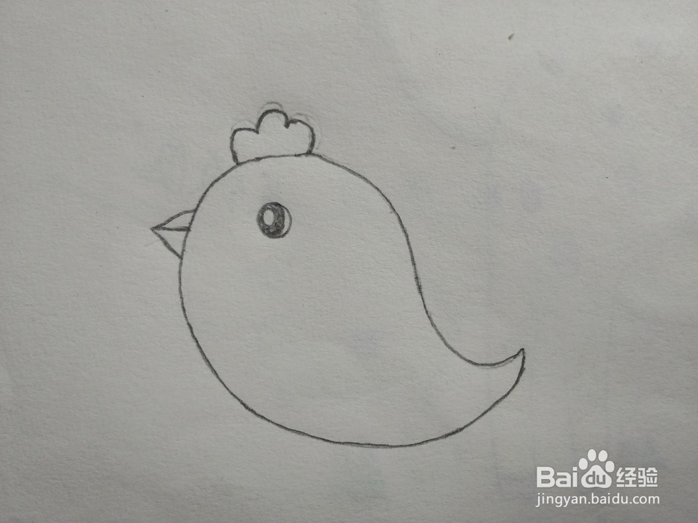 简笔画——怎么画小黄鸡