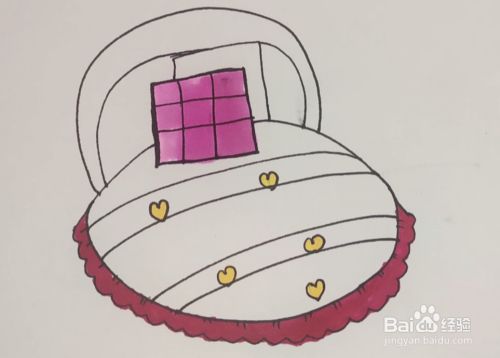 简笔画怎么画公主床