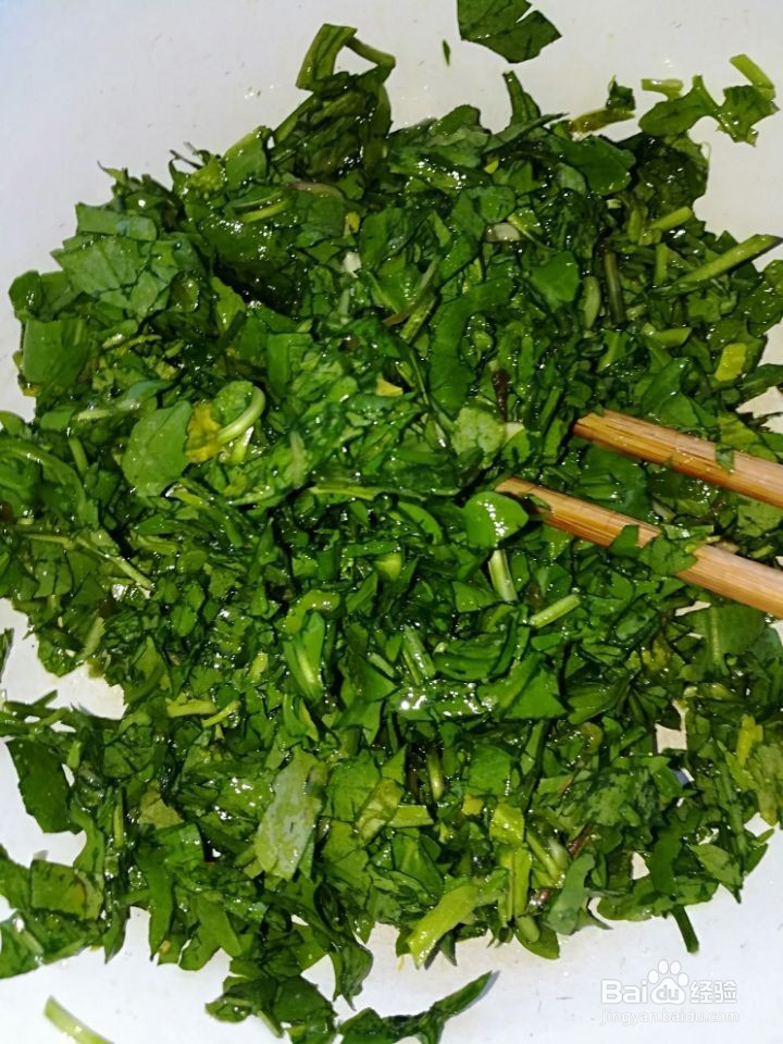 冬季荠菜炒鸡蛋的具体做法