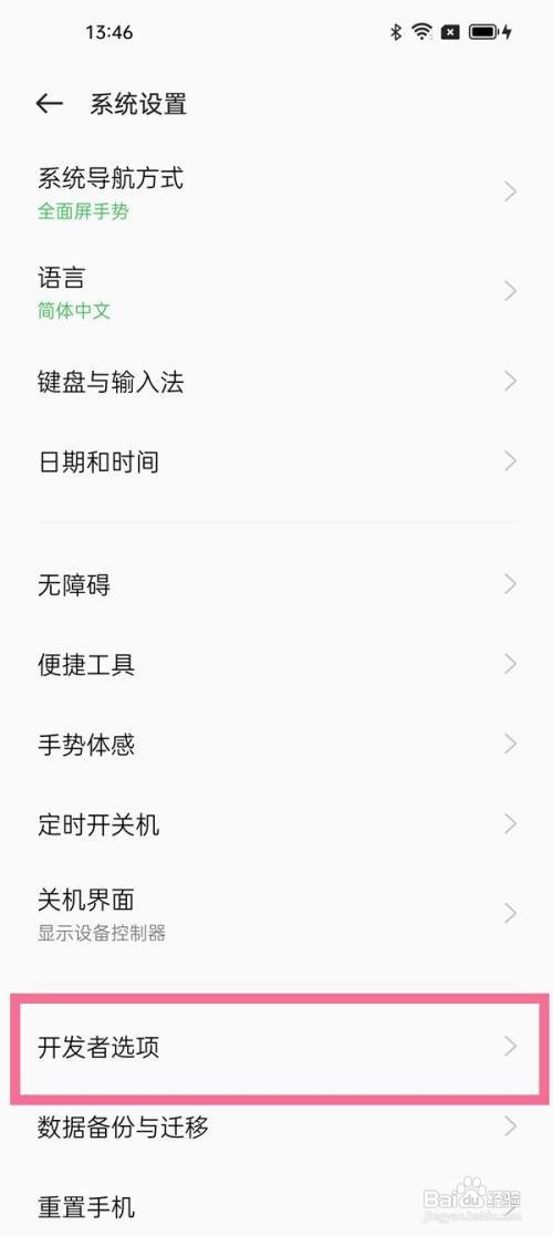 真我手机开发者选项如何开启