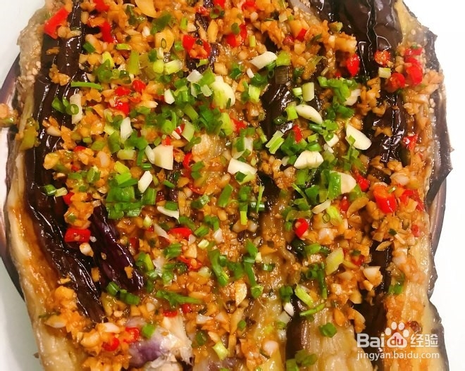 剁椒蒜蓉蒸茄子的做法