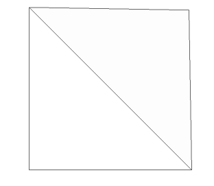 纸艺教程—折蹲着的狗