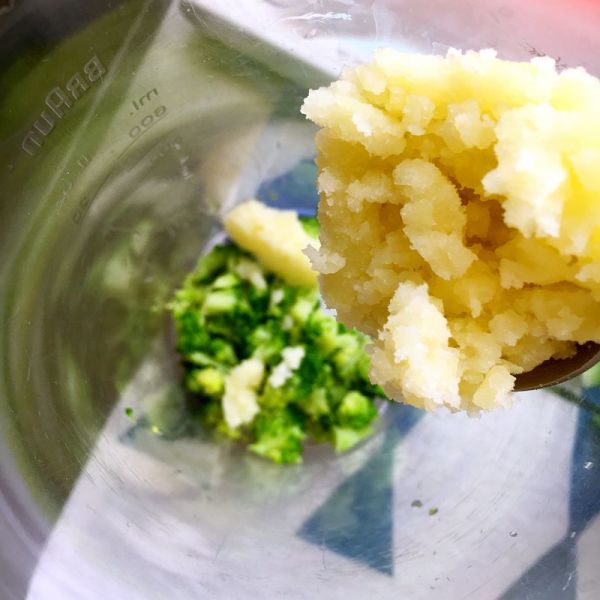 肉末时蔬缤纷土豆泥