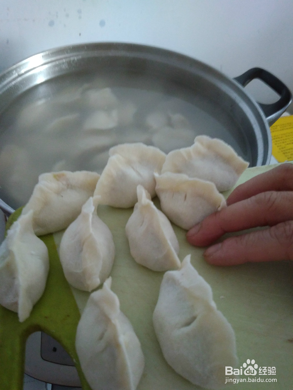 包白菜陷水饺技巧