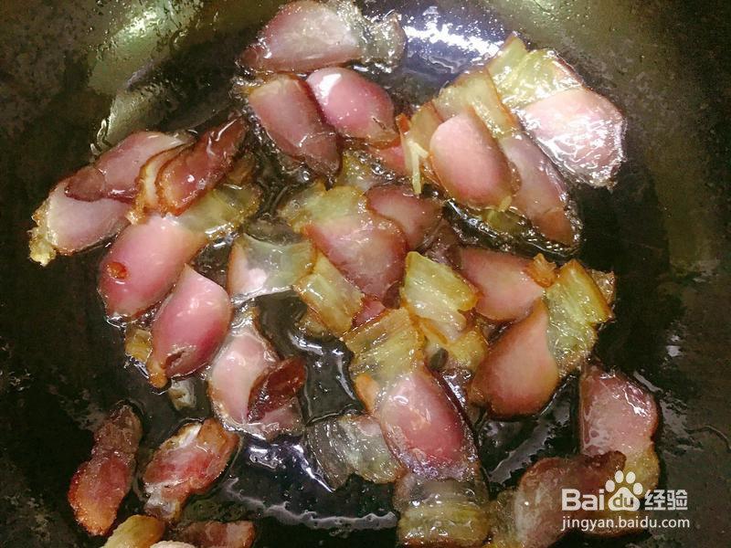 腊肉炒菜合集的做法