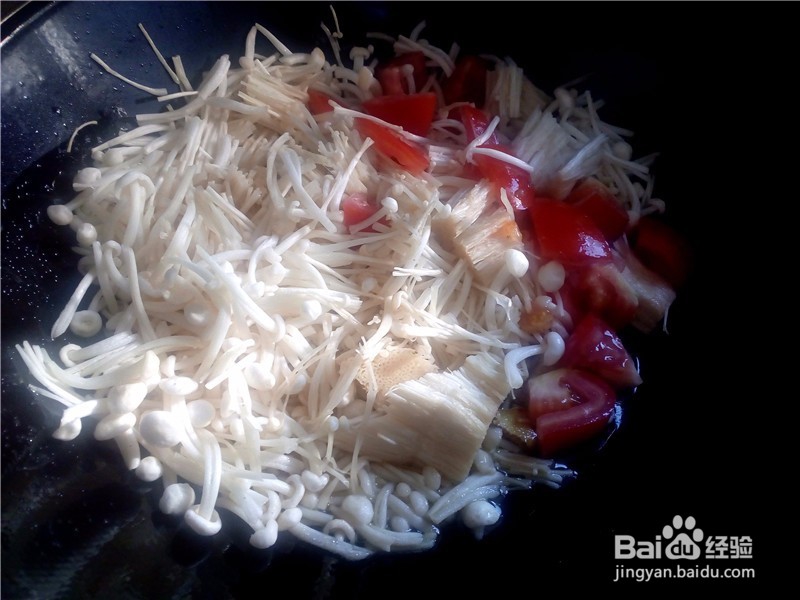 番茄炒金针菇怎么样更美味