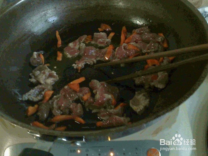 胡萝卜蒜苔肉怎样炒好吃