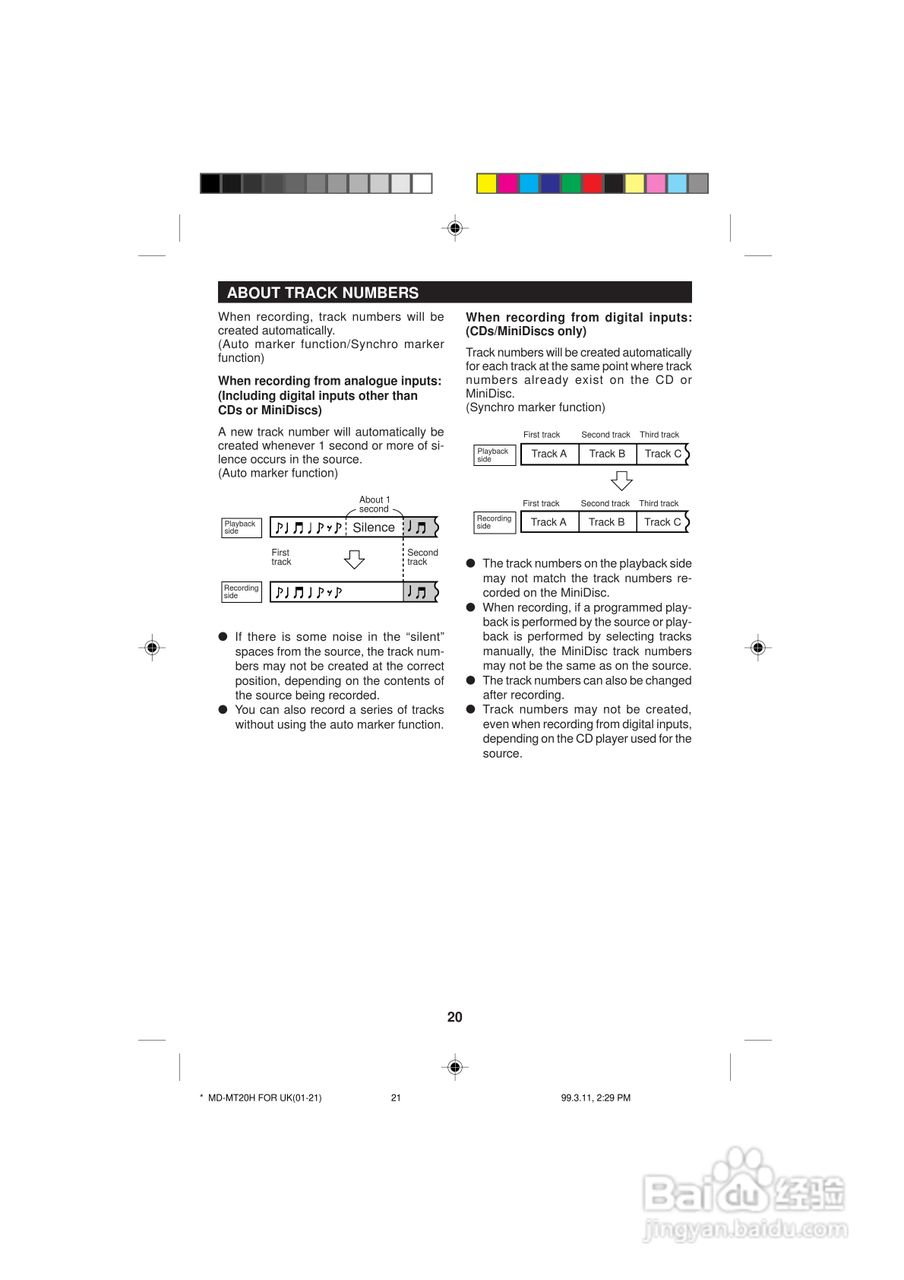 夏普MD-MT20H数码影音使用说明书:[3]