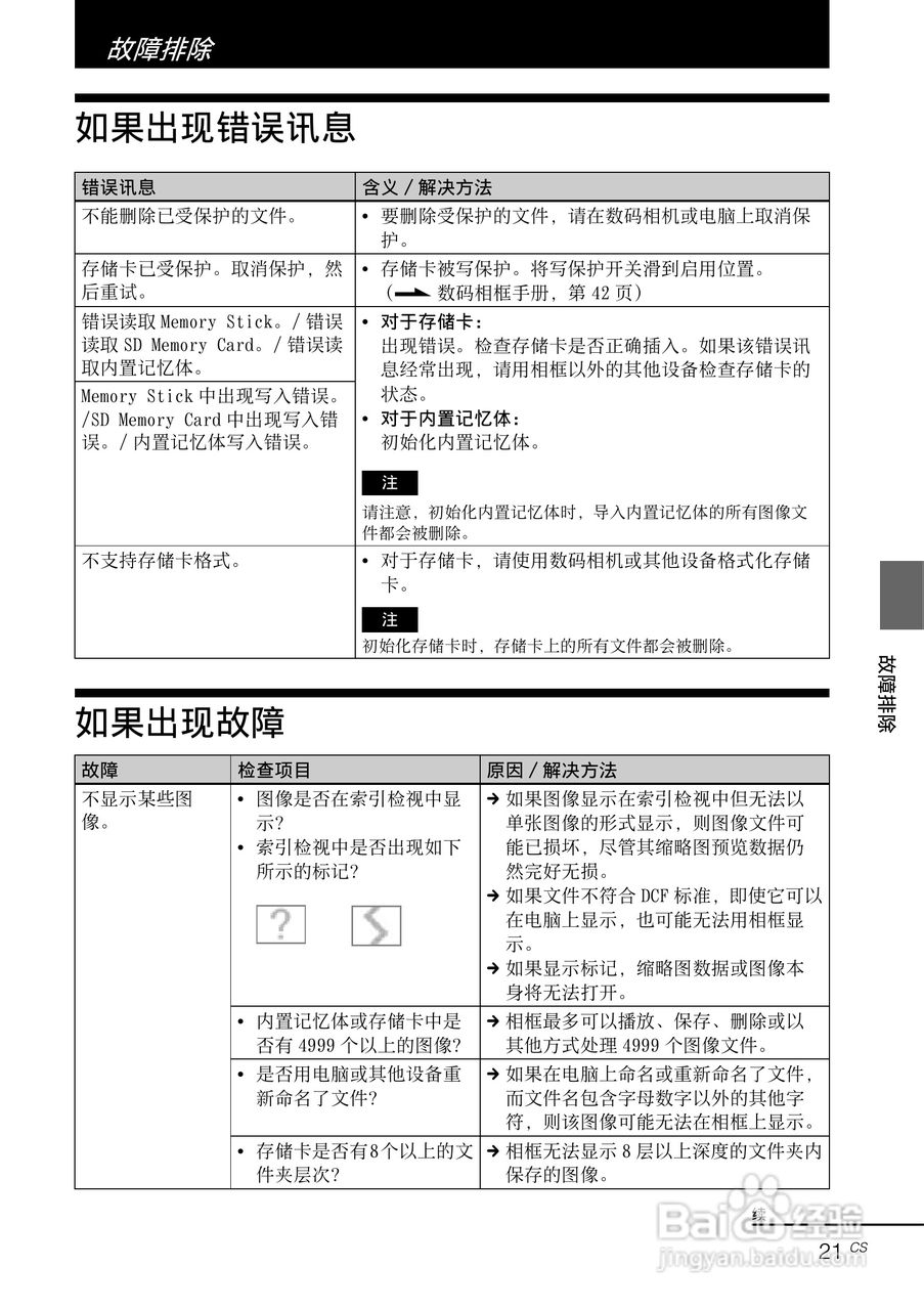 索尼DPF-E710数码相框使用说明书:[3]