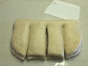 葱香肉松吐司的做法