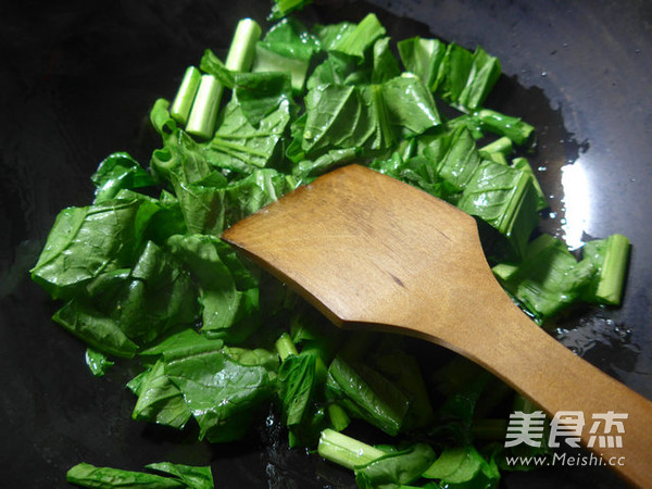 咖喱天菜芯煮年糕