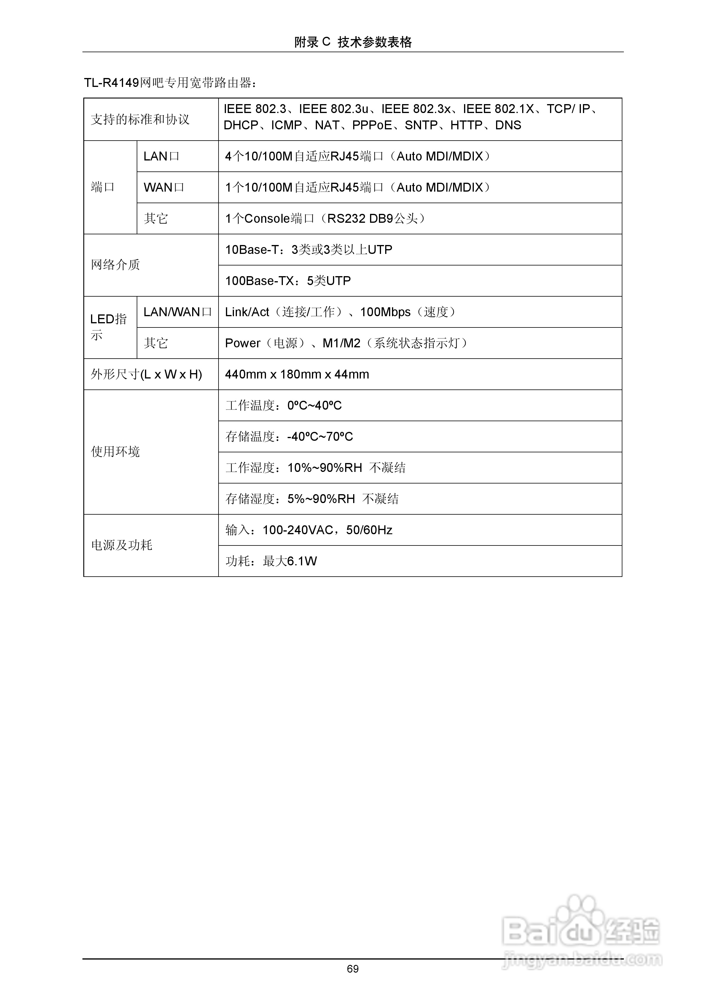 普联TP-LINK TL-R4199G路由器使用说明书:[8]