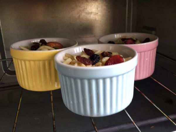 坚果芝士焗红蜜薯泥