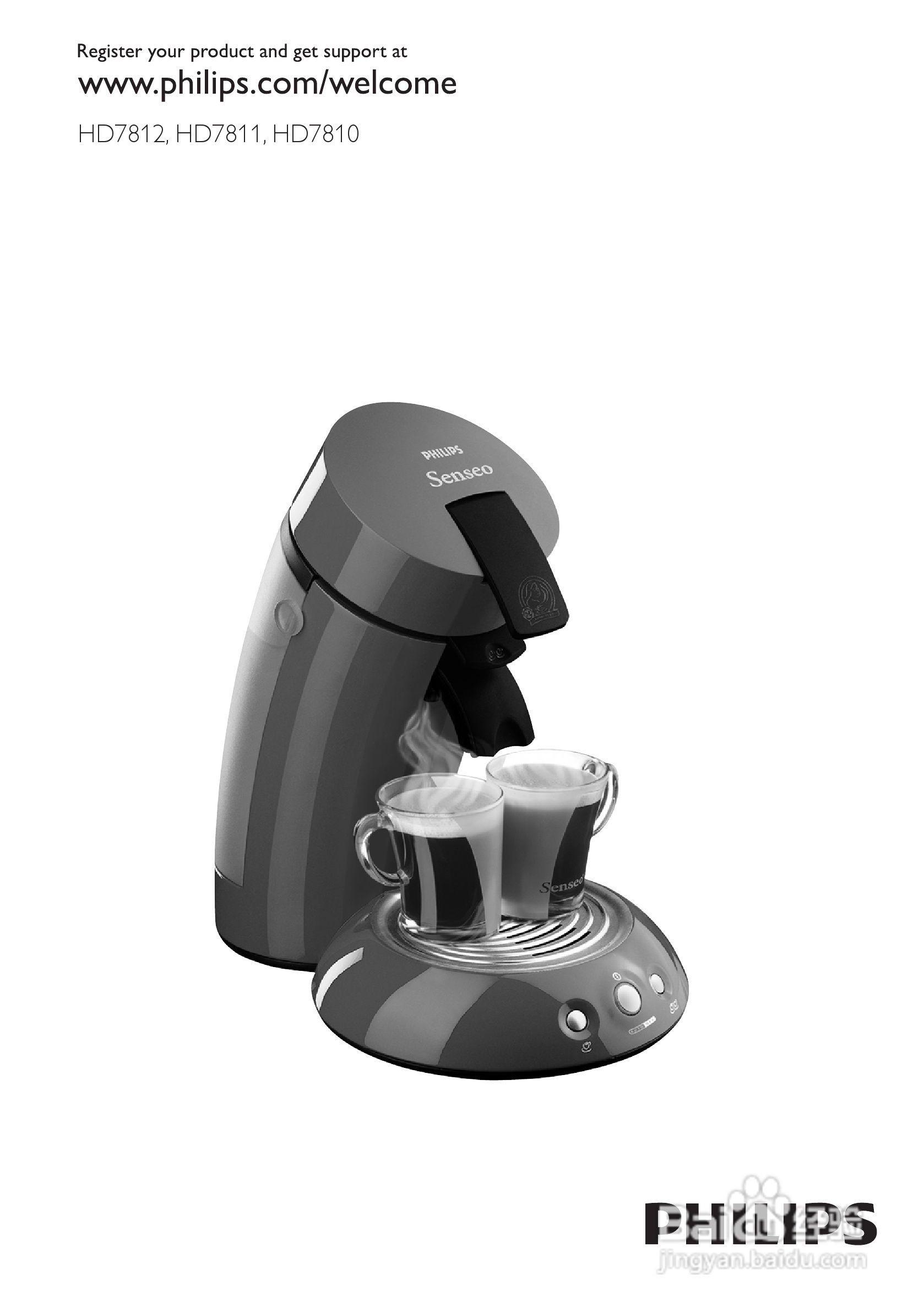 PHILIPS HD7811咖啡壶使用说明:[1]