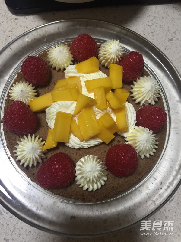 树莓裸蛋糕的做法