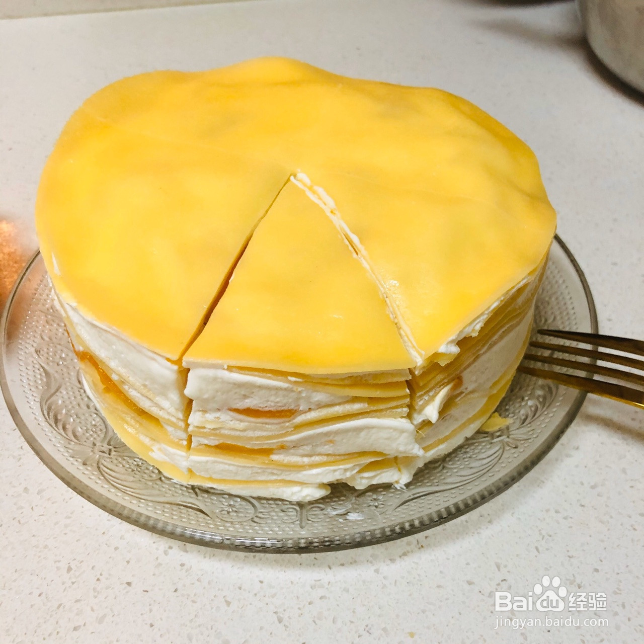 芒果千层蛋糕的做法