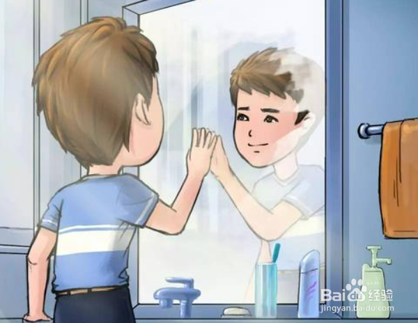 镜子为什么能照出自己