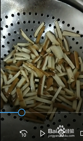 韭菜炒香干的做法