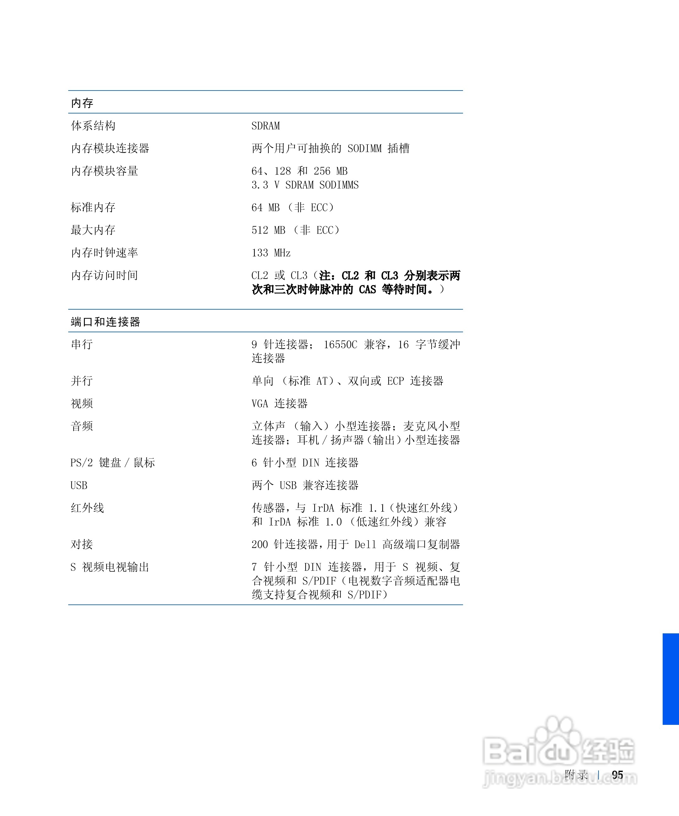 戴尔Inspiron 8100笔记本电脑使用说明书:[10]