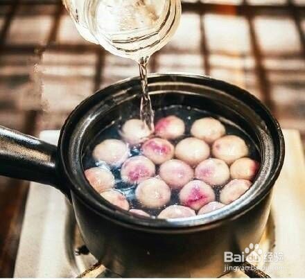 紫薯汤圆来啦