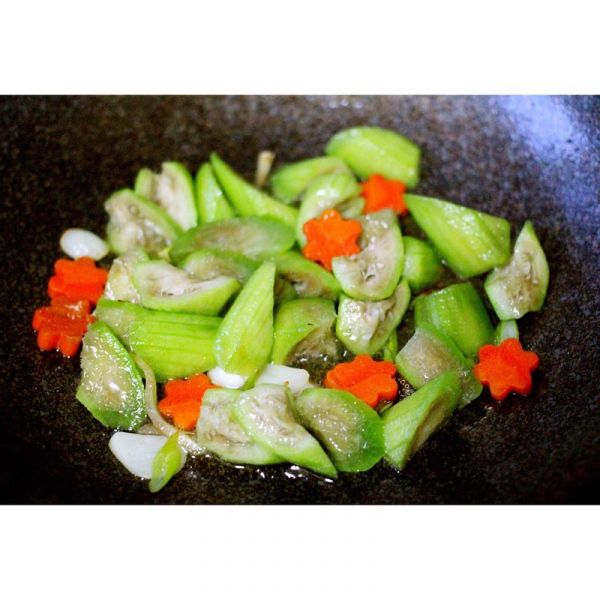 丝瓜海米鸡蛋羹