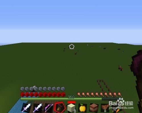 Minecraft 我的世界 人物快速升级 百度经验