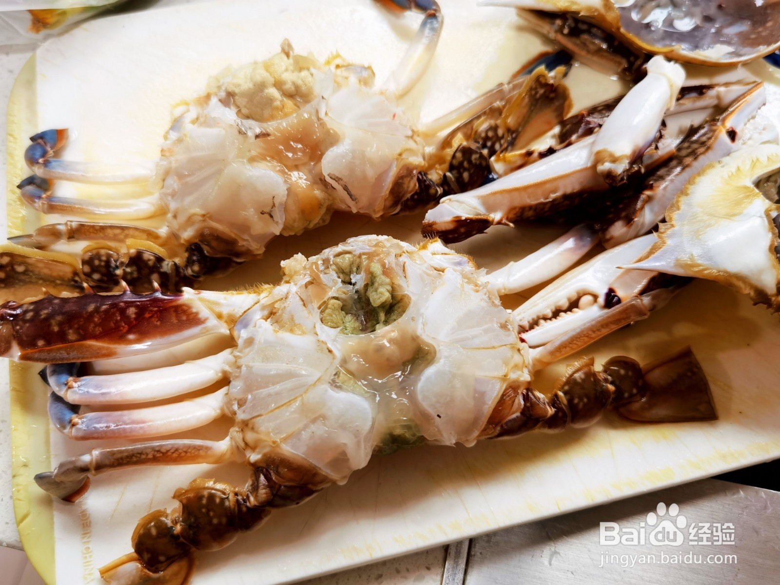 肉末蒸梭子蟹的做法