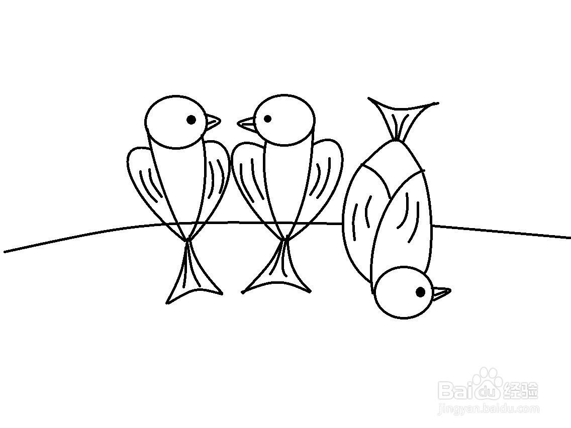 用数字996画小鸟的方法