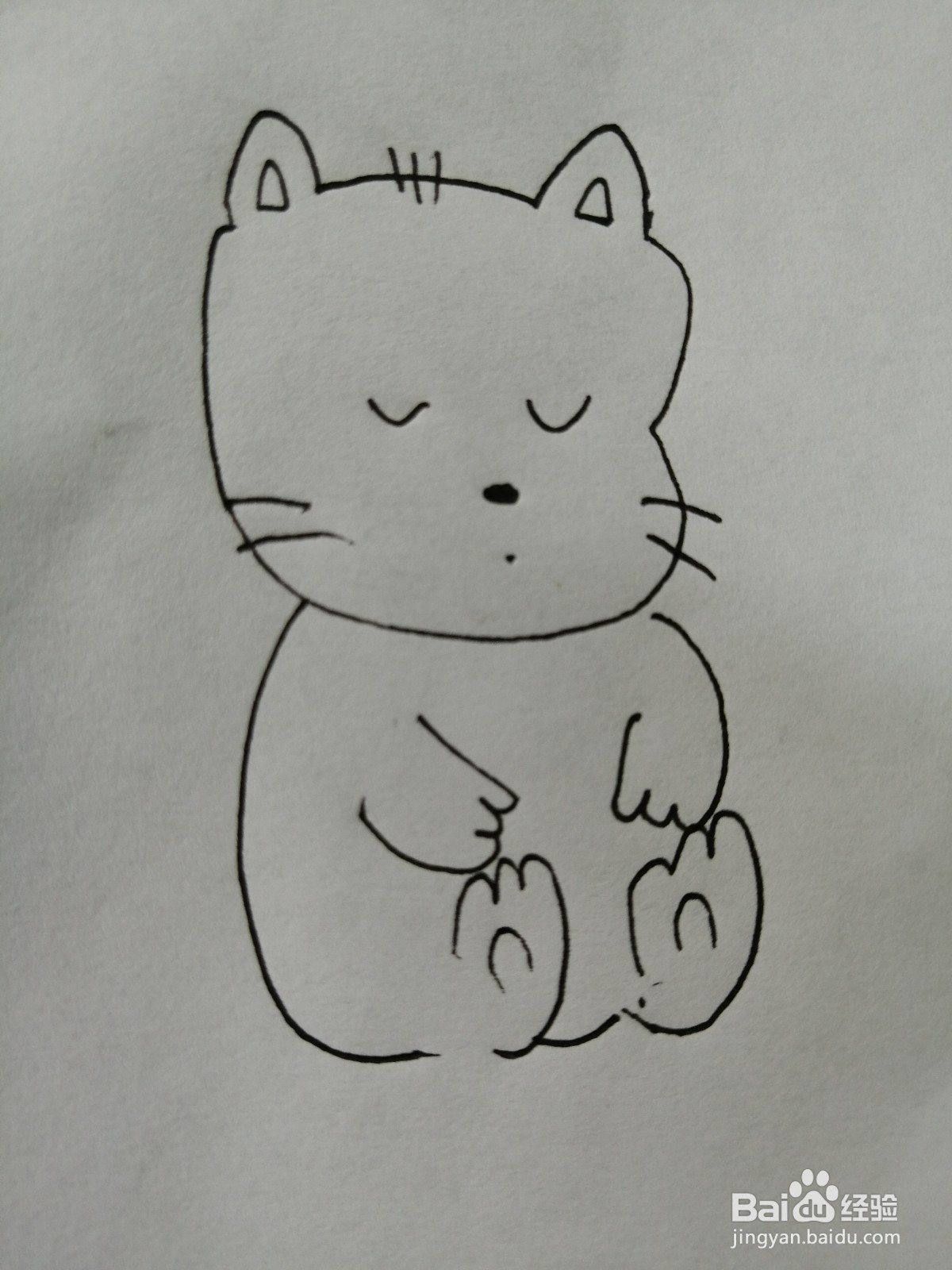 可爱的小猫怎么画