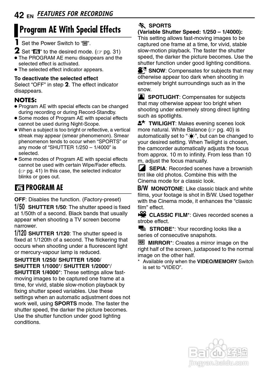 JVC GR-D290摄像机说明书:[5]