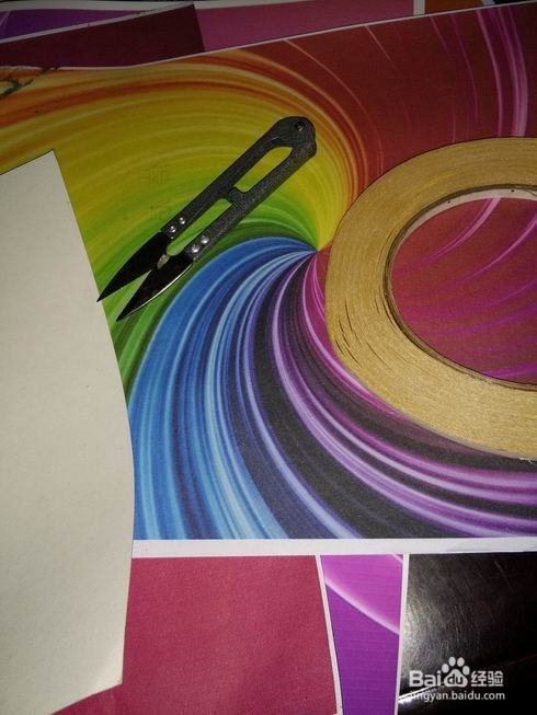 剪纸贴画——送妈妈的康乃馨