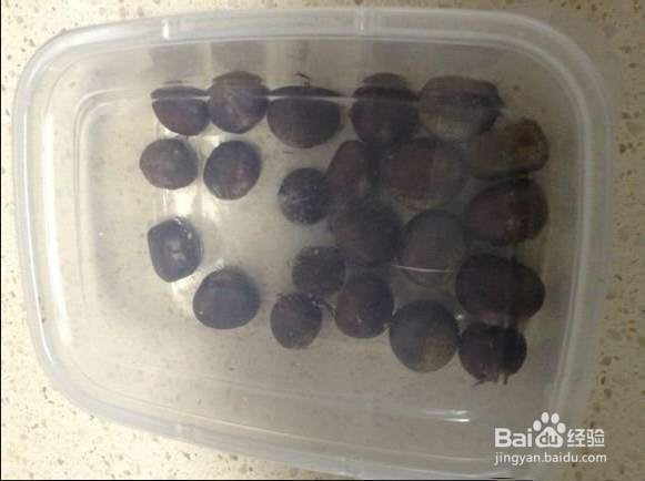 微波炉DIY糖炒栗子的做法