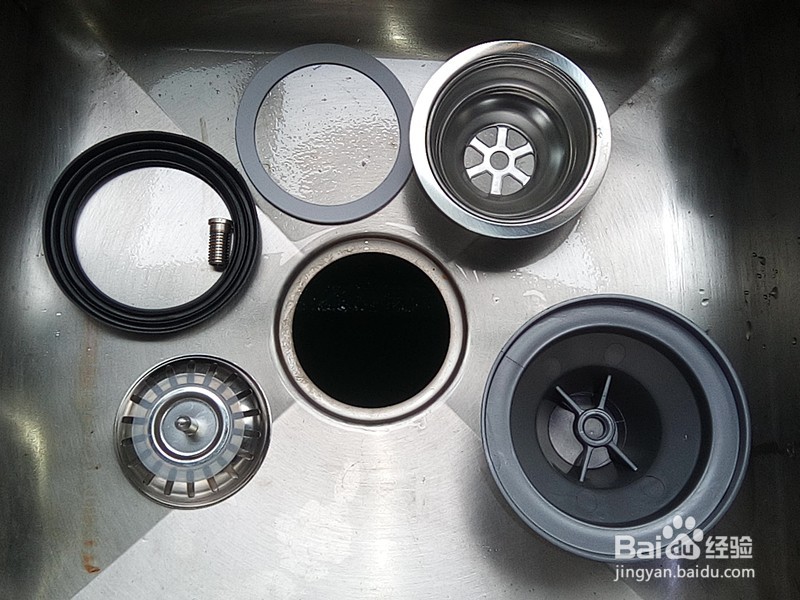 单盆美式下水安装步骤