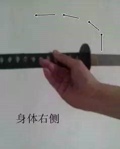 武士刀收刀动作图解
