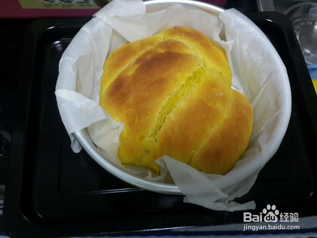 南瓜面包的做法