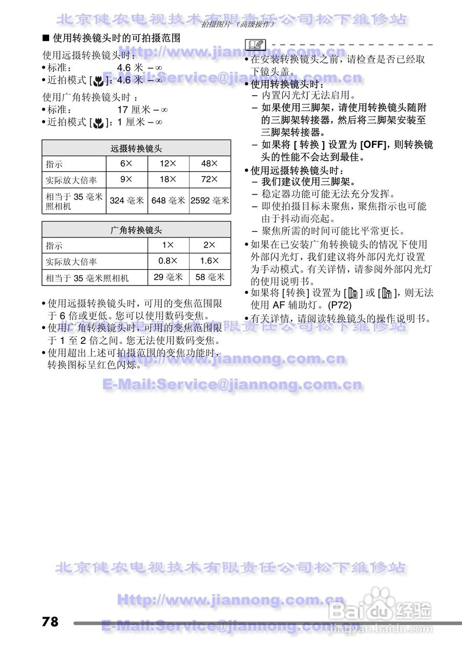Panasonic DMC-FZ20GC数码相机使用说明书:[8]
