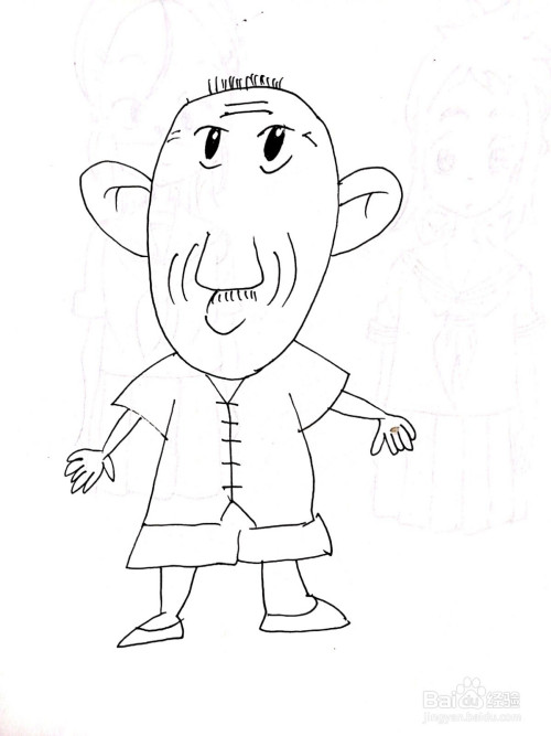 《大耳朵图图》系列之爷爷简笔画