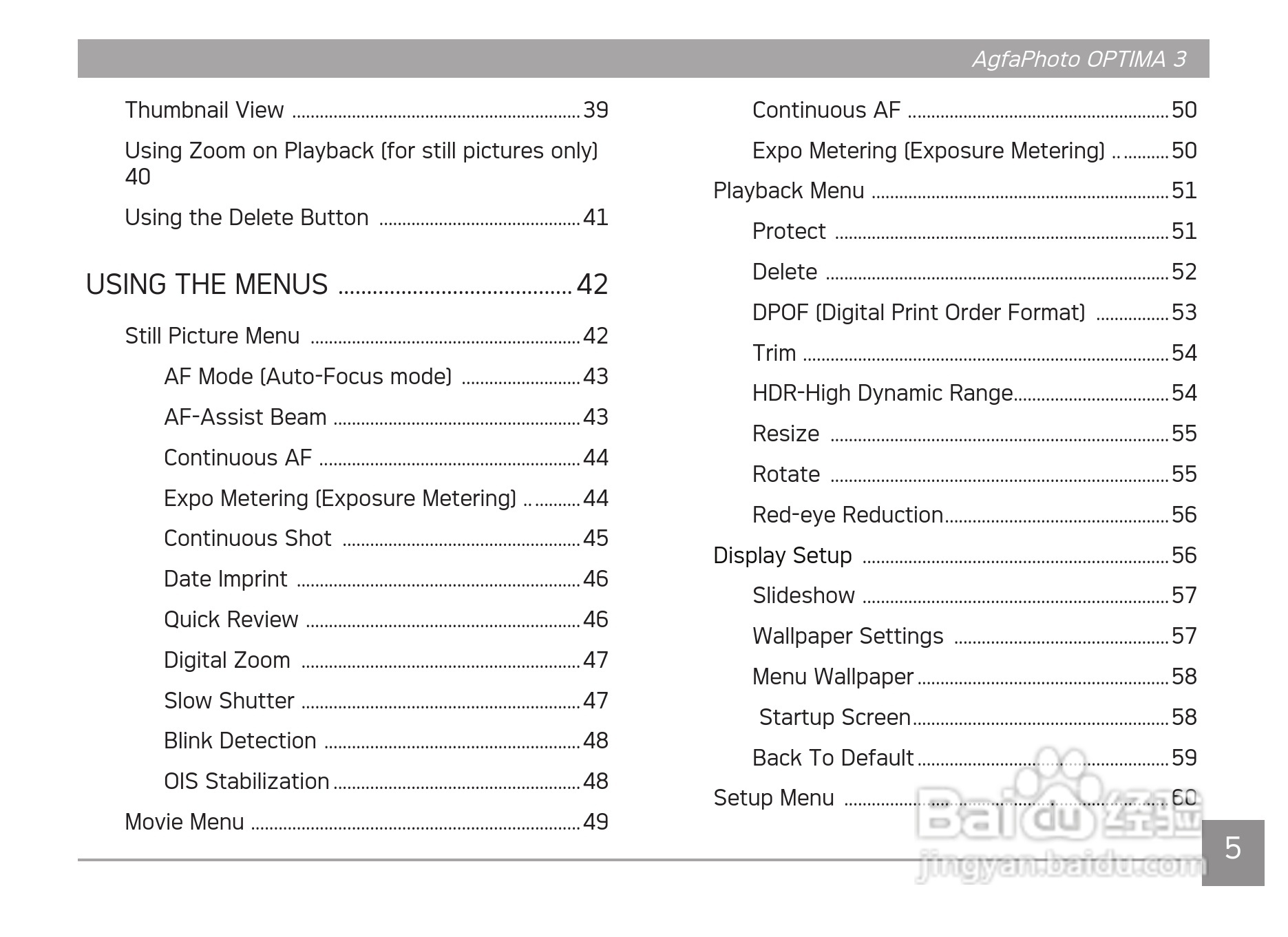 爱克发AgfaPhoto OPTIMA 3数码相机使用说明书:[1]