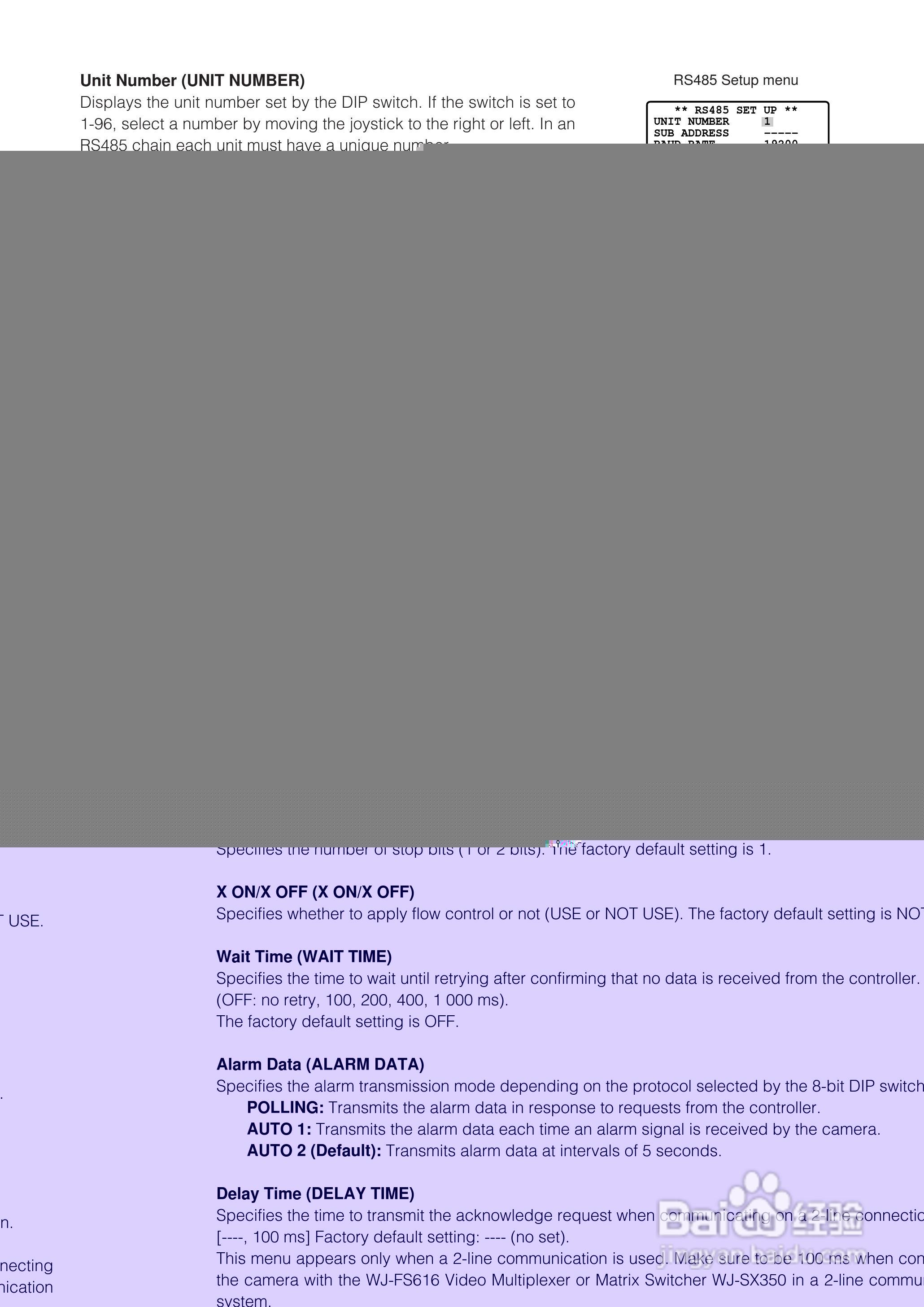 松下WV-CW860E彩色闭路监控摄像机使用说明书:[5]