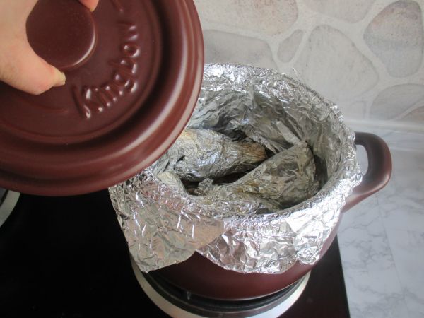 砂锅孜然烤鸡腿