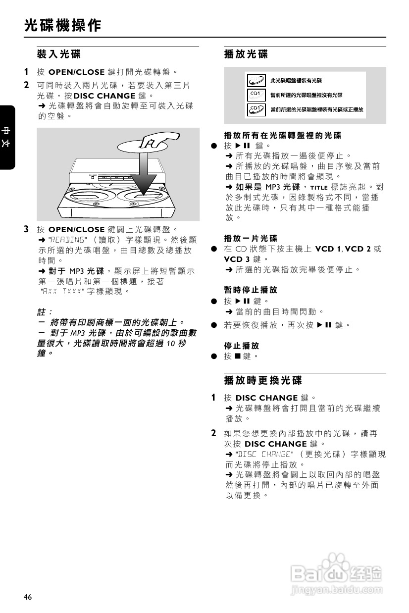 飞利浦 FW-V330音响使用说明书:[1]