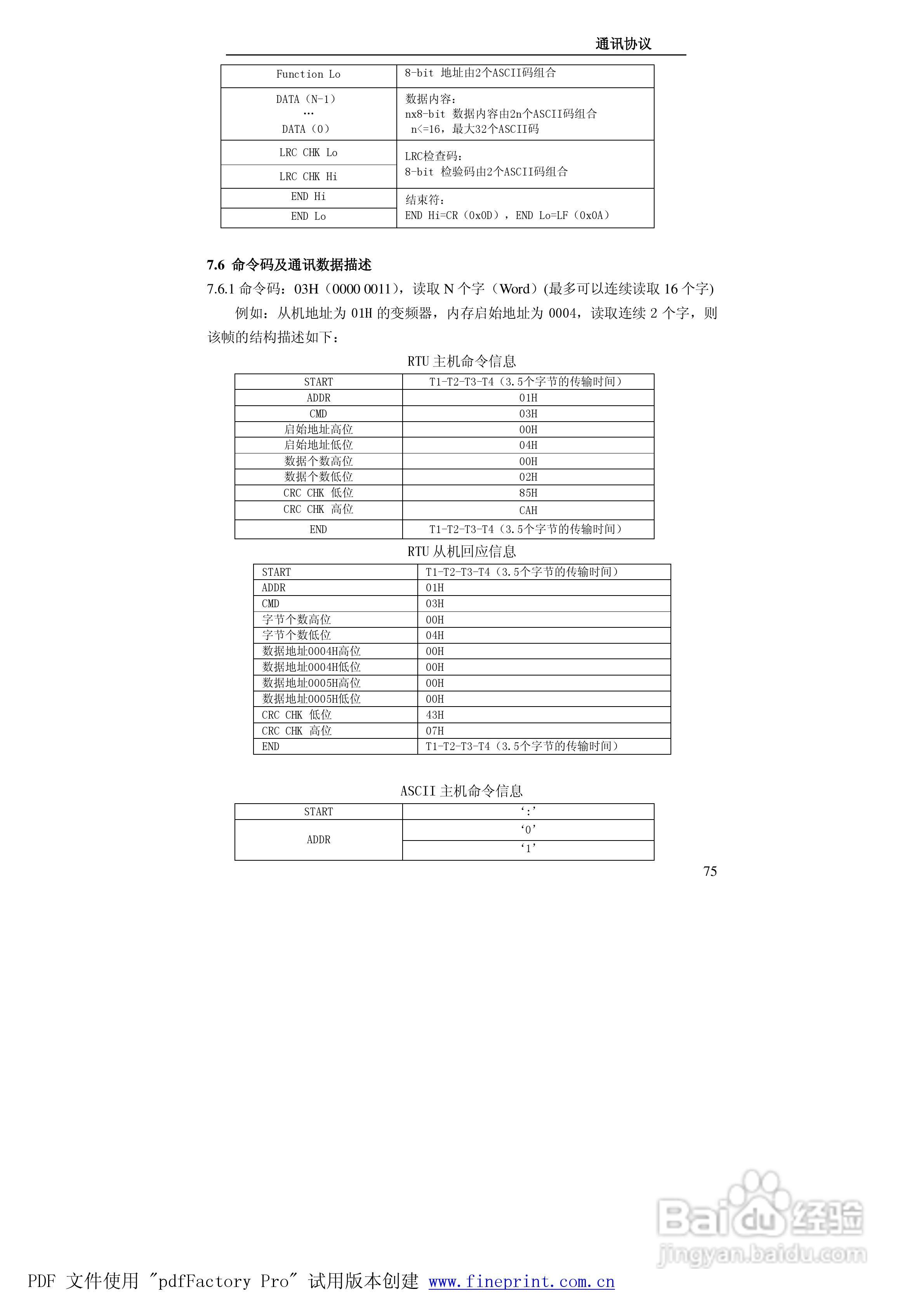 贝士德FA180-400T4变频器使用说明书:[8]
