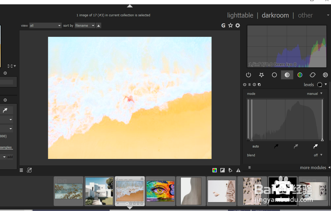 怎么用darktable调节图片的manual效果？