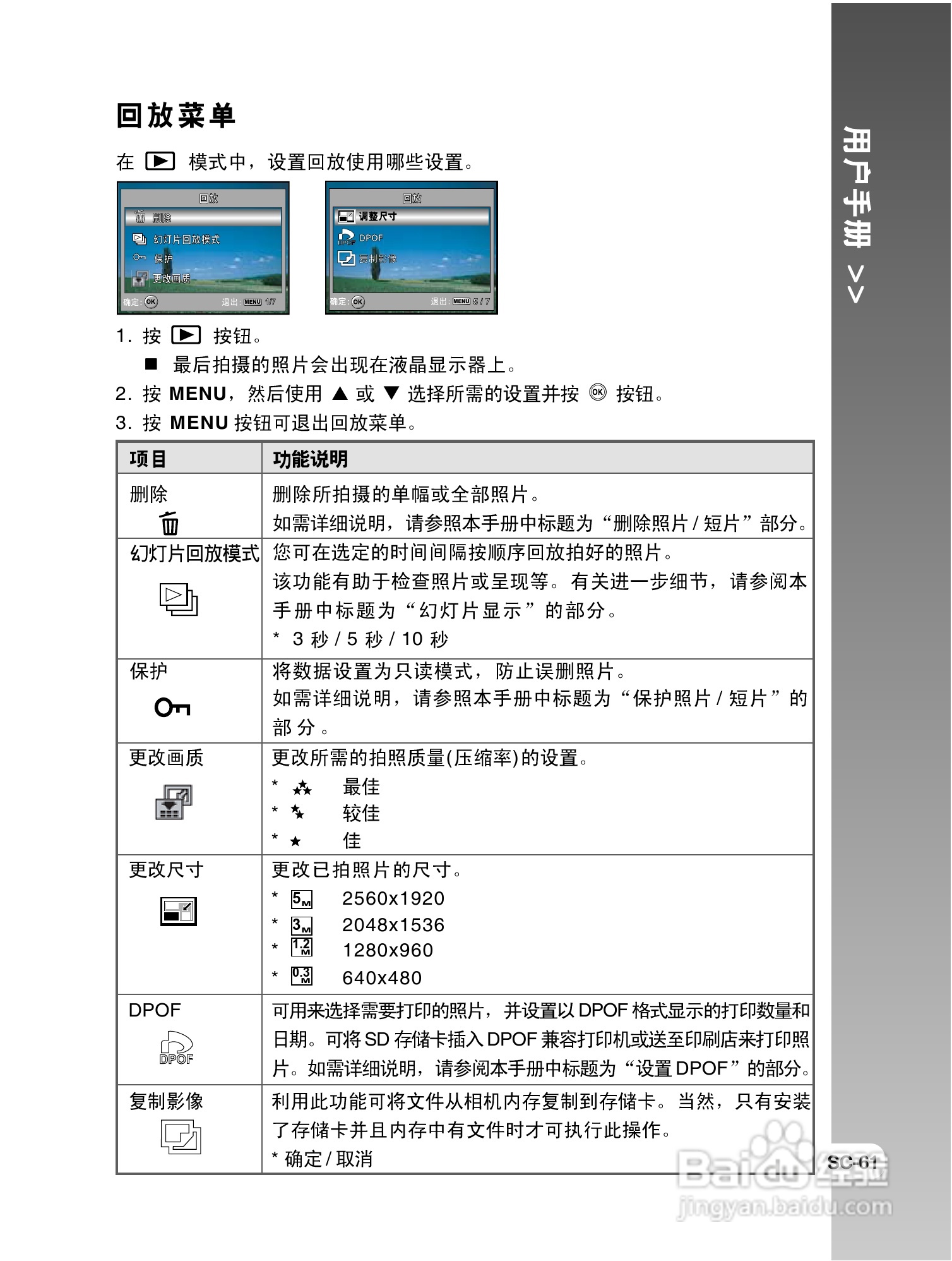 拍得丽 IQ DIGITAL 59e型数码相机使用说明书:[7]