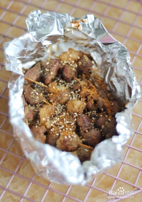教你做孜然烤肉牙签羊肉