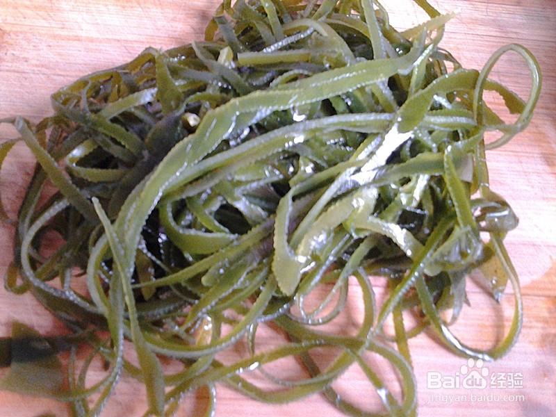 补钙的海带丝炒菜瓜