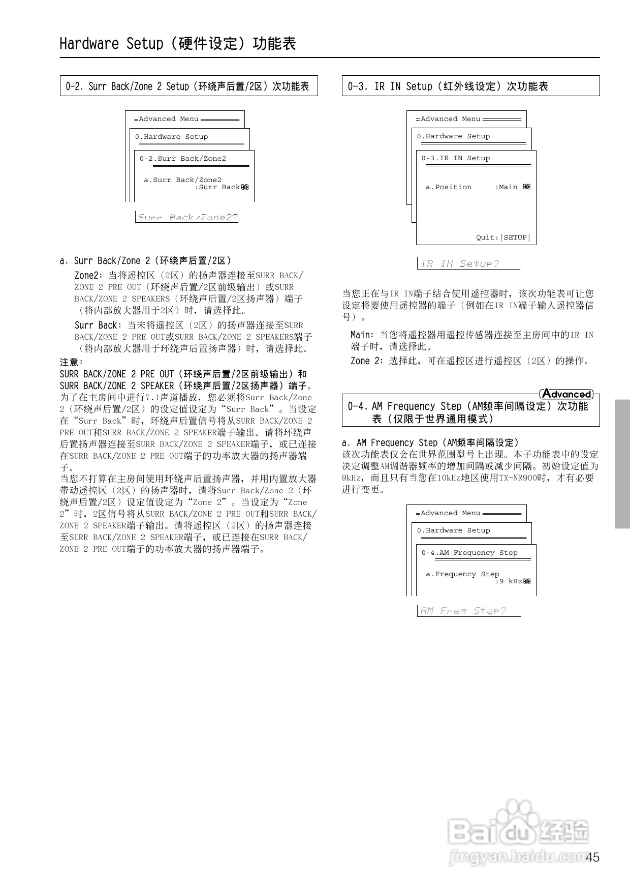 安桥AV接收机TX-NR900型使用说明书:[3]