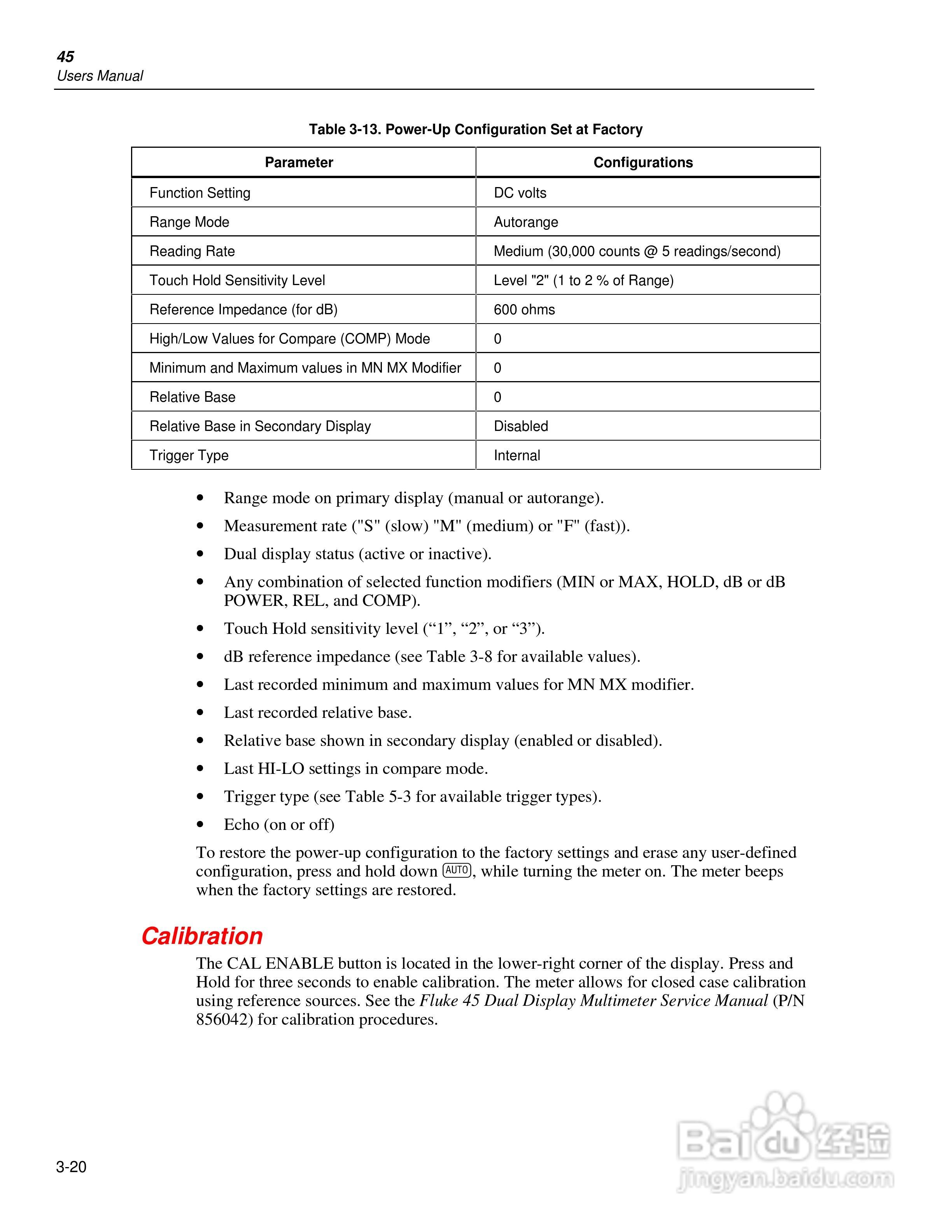 福禄克Fluke45万用表说明书:[5]