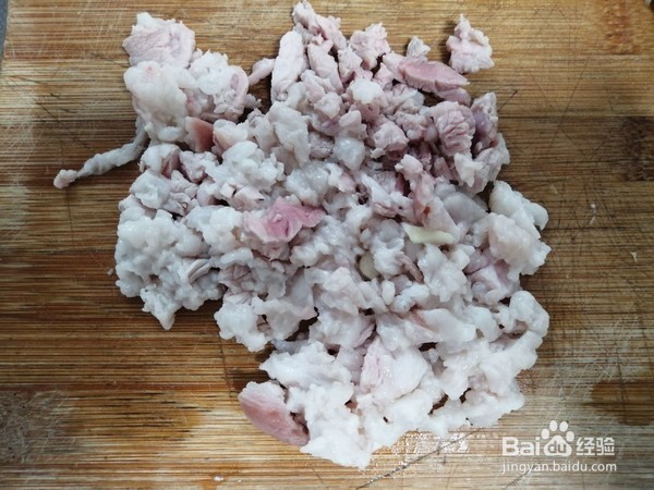 肉沫青菜的做法