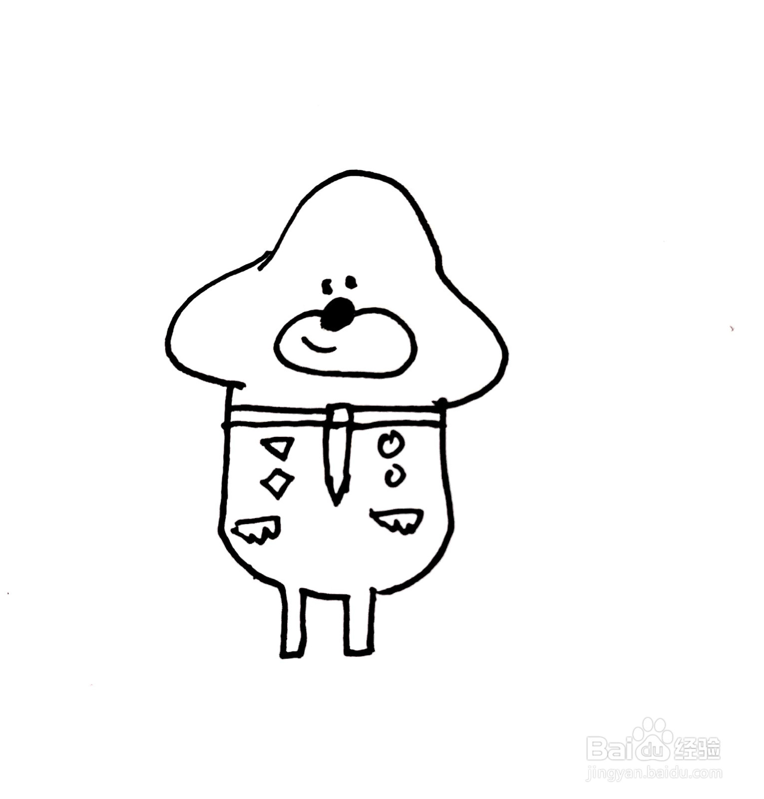 阿奇幼儿园系列之道奇简笔画